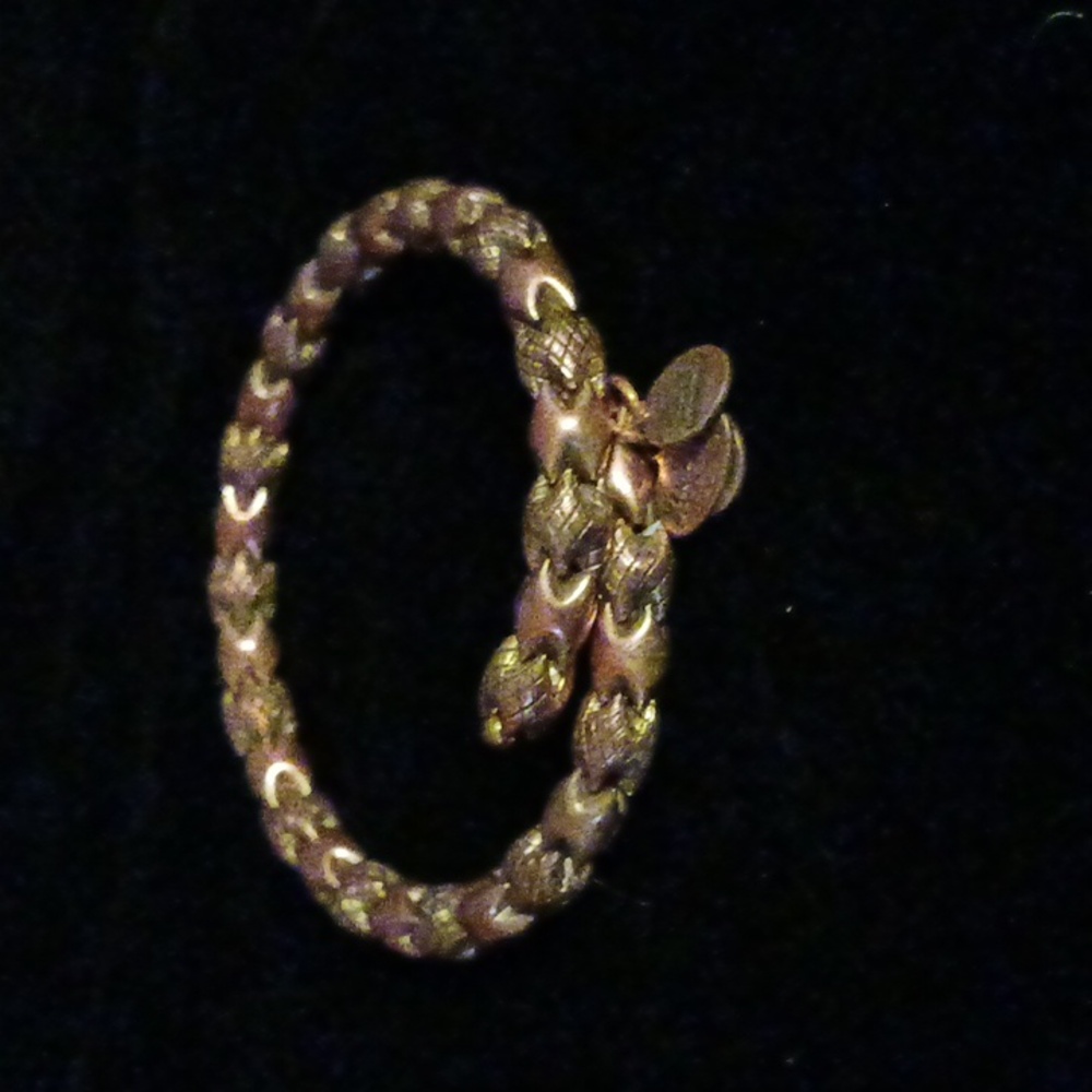 Alex & Ani Vintage 66 bronze flexible bangle